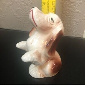 Vintage ceramic dog basset Japan great condition